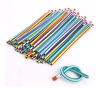 G4GADGET 30 Nice Style Soft Flexible Bendy Pencils Magic Bend Kids School Fun Equipment -
