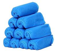G4GADGET 30 pcs Disposable Shoe Cover Blue Anti Slip Cleaning Overshoes Boot Safety