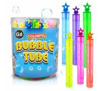 G4GADGET 36-Pack Premium Bubble Tubes Party Bag - Fun & Colourful Bubbles for Kids - Ideal Party Favours, Loot Bag Fillers, Stocking Fillers & Summer Games