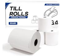G4GADGET 40 Pack Thermal Paper Till Rolls 80 x 80 mm - Premium BPA Free Receipt Paper for EPOS Printers, POS Terminals, Cash Registers & Credit Card Machines