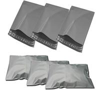 G4GADGET 500 Pack 10x14 Inch Grey Mailing Bags | Heavy-Duty Postal Bags for Shipping & Packing | Waterproof Poly Mailers with Strong Seal for Clothes & Parcels