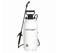 G4GADGET 8L Garden Pressure Sprayer Pump Action - Weed Killer Sprayer, Water Spray Bottle with Adjustable Nozzle, Shoulder Strap & Lance - Garden Sprayer for Fertiliser, Pesticides, Cleaning & Plants