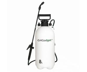 G4GADGET 8L Garden Pressure Sprayer Pump Action - Weed Killer Sprayer, Water Spray Bottle with Adjustable Nozzle, Shoulder Strap & Lance - Garden Sprayer for Fertiliser, Pesticides, Cleaning & Plants
