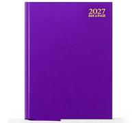 G4GADGET A4 2027 Day a Page Purple Diary Hardback