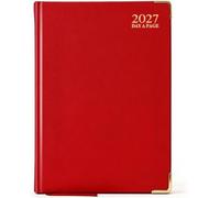 G4GADGET A4 2027 Day a Page Red Diary Hardback