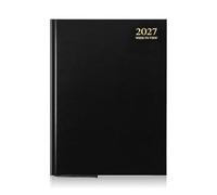 G4GADGET A4 2027 Week To View Black Diary Hardback
