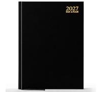 G4GADGET A4 2027 Week to View Black Diary Hardback