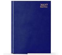 G4GADGET A4 2027 Week to View Blue Diary Hardback