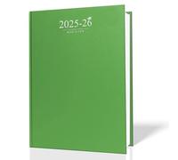 2025-2026 A4 Week to View Diary Academic Case-Binding Week to View On Two Pages (Sea Green)