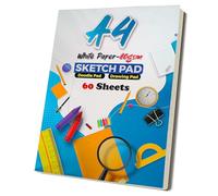 G4GADGET A4 Sketch Book for Kids 2 Pack - 80 White Premium Pages Each | Drawing Pad for Colouring, Painting, Sketching | Kids Sketch Pad, Plain Paper Art Book
