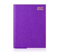 G4GADGET A5 2027 Day a Page Purple Diary Hardback