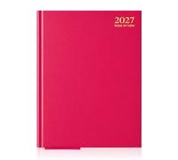 G4GADGET A5 2027 Week To View Pink Diary Hardback