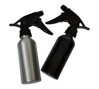 G4GADGET Aluminium Water Sprayer Empty Spray Bottles Pack of 2-200ml Refillable Trigger Mist Spray Bottle for Cleaning, Gardening, Hair Care, DIY, Plants, and Beauty Use - Lightweight - Assorted