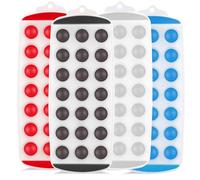 G4GADGET Assorted Ice Cube Tray 1 Pack Random Colour - 21 Slot with Soft Silicone Base for Easy Removal