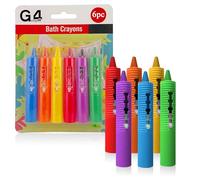 G4GADGET Pack of 6 Baby Bath Crayons - Safe and Fun Bath Time for Your Little Ones!