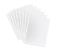 G4GADGET Best Style 200 Pcs A4 Plastic Punched Punch Pockets 30 Micron for Folders Filing Wallets Sleeves