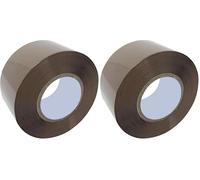 G4GADGET Brown Tape 1 Roll 48mm x 150m | Strong Packaging Tape for Sealing Boxes, Parcels, and Moving | Durable Adhesive Tape for Packing, Shipping, and Storage Needs (Pack of 2)