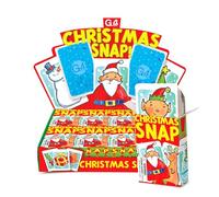 G4GADGET Christmas Snap Card Game - Festive Holiday Game Age 3+ for Families and Friends, Perfect for Parties, Cozy Gatherings, and Travel, Fun and Educational with Vibrant Festive Designs