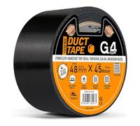 G4GADGET Duct Tape Heavy Duty | Weather Resistant Gaffa Tape | Extra Strong Adhesive Multi-Purpose Repair Tape | Industrial Grade (2, Black)