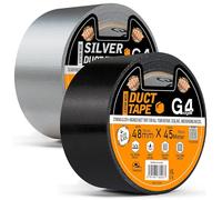 G4GADGET Duct Tape Heavy Duty | Weather Resistant Gaffa Tape | Extra Strong Adhesive Multi-Purpose Repair Tape | Industrial Grade for Sealing, Wrapping, Plumbing, and Outdoor Repairs (2, Mixed)