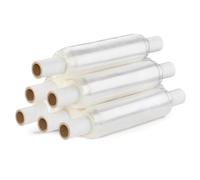 G4GADGET Extended Core Pre Strech Pallet Wrap Shrink Film | 6x Rolls Clear | Tear Resistant Stretch Film | Waterproof & Moisture Proof | 400mm x 600m