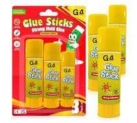 G4GADGET Glue Sticks 3 Pack (9g, 15g, 23g) - Strong Hold Glue Stick for School, Office & Craft Supplies | Mess-Free, Non-Toxic, Child-Safe Adhesive for Paper, Card, DIY & Scrapbooking