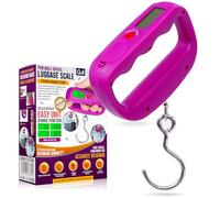 G4GADGET Hand Grip Digital Luggage Scale 50kg/110lb | Heavy Duty Suitcase Weighing Scale with LCD Display, Tare & Auto-Off | 4 Unit Modes (g/kg/lb/oz) | Lightweight Travel Essential