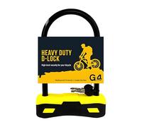 G4GADGET Heavy Duty D-Lock for Bicycles, High-Security Bike U Lock for Ebike, Electric Bike, Scooter, Motorcycle - Weatherproof & Anti-Theft