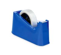 Heavy Duty, Tape Dispenser - Weighted, Non-Skid Rubber Base - High-Quality, Sharp Cutting Blade, Desktop Adhesive Distributor - Uniform Cutting - One Hand Dispensing