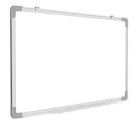 G4GADGET Magnetic Whiteboard 90x60cm with Pen Tray - Dry Wipe White Board with Aluminium Frame - Wall-Mountable Magnetic Notice Board for Home, Office, School, Classroom, Erasable
