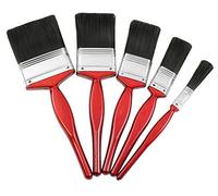G4GADGET Paint Brush Set 5 Pack - 0.5", 1", 1.5", 2", 2.5" - Paint Brushes for Walls, Ceilings, Wood, Decorating & Cutting In - No Bristle Loss - Gloss, Emulsion & Satin - Home DIY Painting Tools