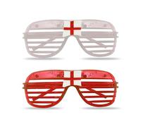 G4GADGET Party Flashing Glasses | Neon Glow Rave Accessories | Futuristic LED Glasses | Cyberpunk Light Up Glasses | 30 Pack Party Glasses for Adults | Ideal for Neon Parties, Festivals, and Events