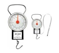 G4GADGET Portable Travel Luggage Scale 32KG | Handheld Analog Suitcase Weighing Scale with Hook | Compact, Accurate & Lightweight for Baggage Weight Check