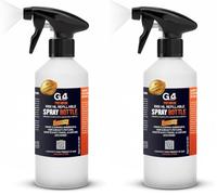 G4GADGET Premium 1000ml Spray Bottle - Refillable Water Spray Bottle for Cleaning, Hair, Plants, Gardening & Pet Care - Adjustable Mist & Jet Nozzle - Heavy Duty Plastic Spray Bottle (Pack of 2)
