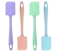 G4GADGET Silicone Spatula - 25cm Colourful Assorted - 500°F Heat Resistant Flexible Non-Stick Silicone Spatula for Cooking, Baking & Mixing - 1 Random Colour