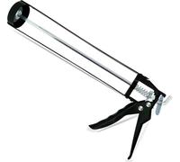 G4Gadget Skeleton Caulking Gun 310Ml 400Ml 11 Inch Heavy Duty Applicator For Sealant Silicone Caulk And Adhesives Black Metal Fram