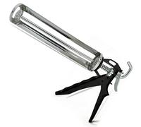 G4GADGET Skeleton Caulking Gun 310ml Heavy Duty Applicator for Sealant, Silicone, Caulk & Adhesives - Black Metal Frame, Smooth Trigger Action