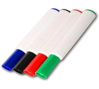 G4GADGET 4 Whiteboard Dry Wipe Marker Pens Bullet Tip Non-Toxic Ink Assorted Colours Pack