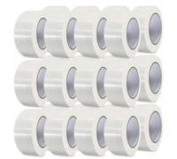 G4GOODS® 24 Rolls of White Duct Tape 50mm x 50m - Heavy Duty Gaffer Tape Waterproof Anti-Tear Strong Adhesive Gaffa Tape for Wrapping Sealing Repairing Gaffer's Tape for Home Office & Industrial Use