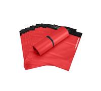G4GOODS® - 500 Red Parcel Bags and Postage Bags 14"x20'' - Self Seal Strong Mailing Bags - Eco-Friendly Plastic Packaging Bag for Clothes and Parcels. Perfect for Courier Shipping Bag