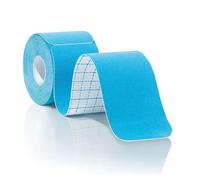 G4goods Kinesiology Tape for Athletes, Pink, 20 Precut Strips, 5m Roll, Waterproof, Pain Relief for Muscles, Shin Splints, Ankle, Knee and Shoulder (Blue)