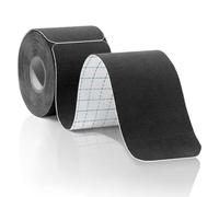 G4goods Kinesiology Tape for Athletes, Pink, 20 Precut Strips, 5m Roll, Waterproof, Pain Relief for Muscles, Shin Splints, Ankle, Knee and Shoulder (Black)