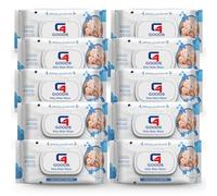 G4GOODS New born Baby Wipes (1200 Counts - 15 Packs), made with 99% water and gentle for effective cleaning on delicate baby skin Sensitive Cleans Cares Protects 99.9% Water Unscented