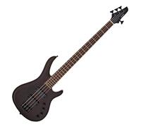 G4M 878 Bass Guitar, Walnut Stain | Lightweight Resonant USA Basswood Body, Rich Vintage-Inspired Tones from Dual Passive Pickups, Graphtech Nubone, Walnut