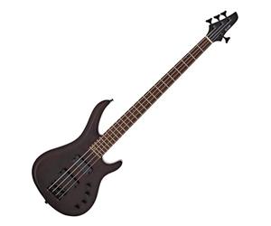 G4M 878 Bass Guitar, Walnut Stain | Lightweight Resonant USA Basswood Body, Rich Vintage-Inspired Tones from Dual Passive Pickups, Graphtech Nubone, Walnut