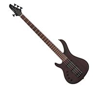 G4M 878 Left Hand Bass Guitar, Walnut Stain | Durable Resonant Ash Body with Great Sustain, Vintage-Inspired Tones, Self-Lubricating Bone Nut, Left-Handed, Walnut
