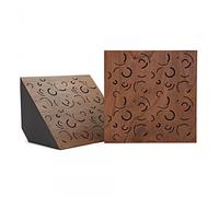 G4M Acoustics Curves 60 x 42cm Corner Panel Walnut Pair