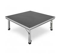 G4M Compact Stage Platform with Folding Adjustable Legs 1m x 1m