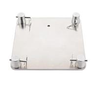 G4M Quad Truss Baseplate | Heavy-Duty Aluminium Construction, Multiple Pin Holes for Securing the System, Lightweight Compact for Transport