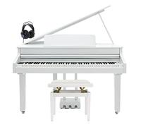 G4M Sonori Digital Grand Piano Polished White Custom Bundle